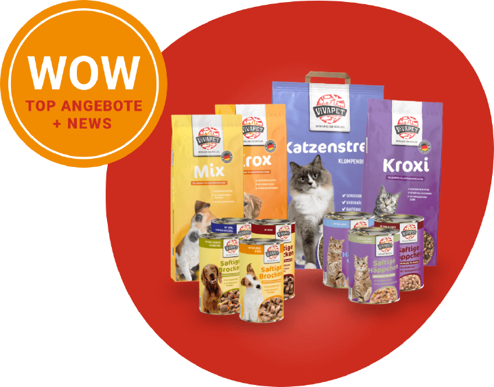 vivapet newsletter tierfutter banner